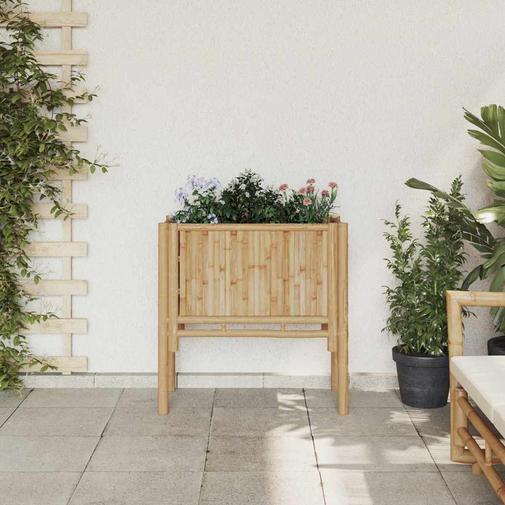 Hævet bed Brun 70 x 35 x 70 cm Bambus