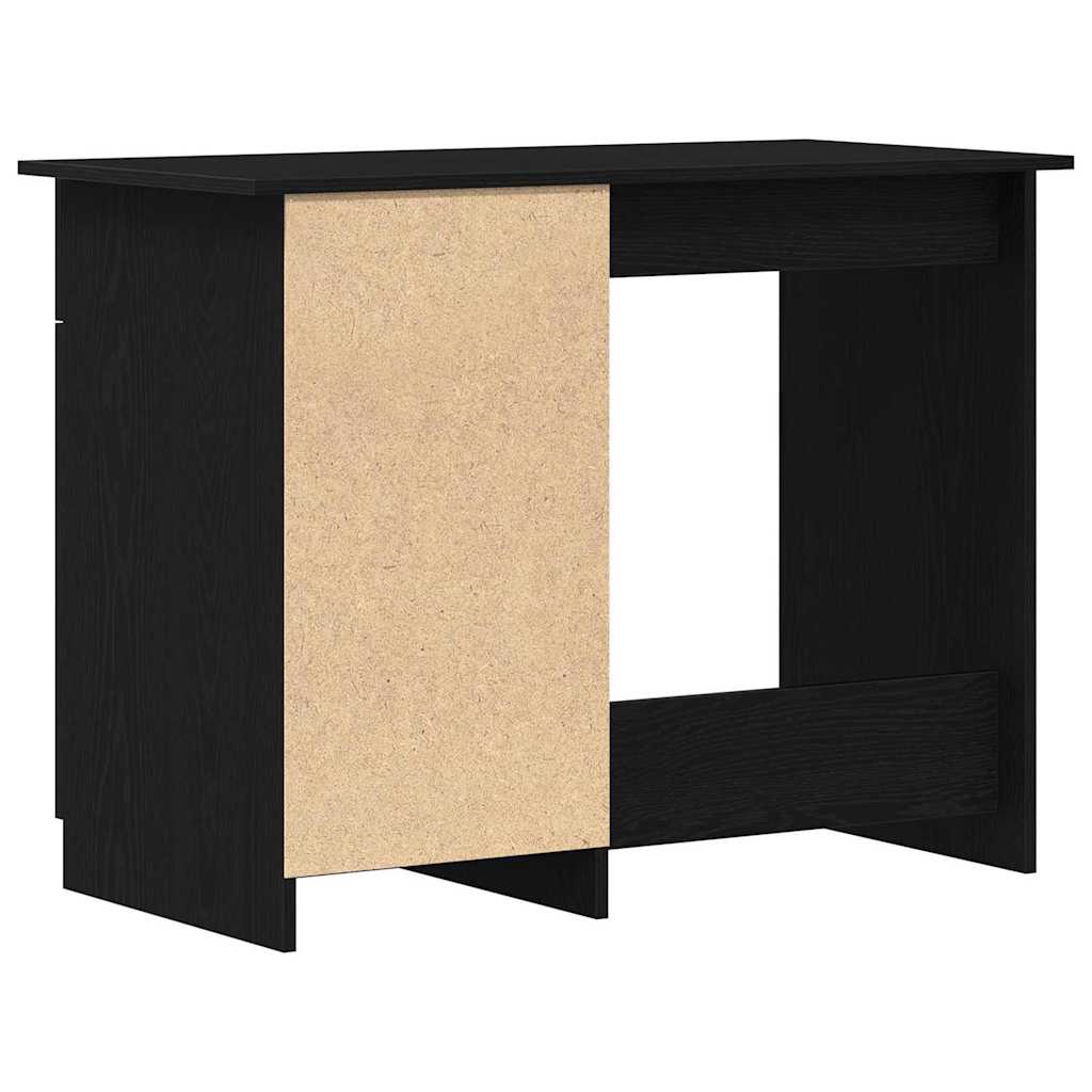 Bord med skuffe Sort eg 100 x 50 x 76 cm Konstrueret træ