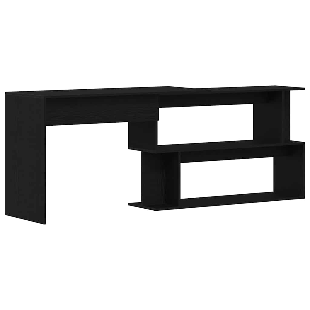 Bord Sort eg 200 x 50 x 76 cm Konstrueret træ