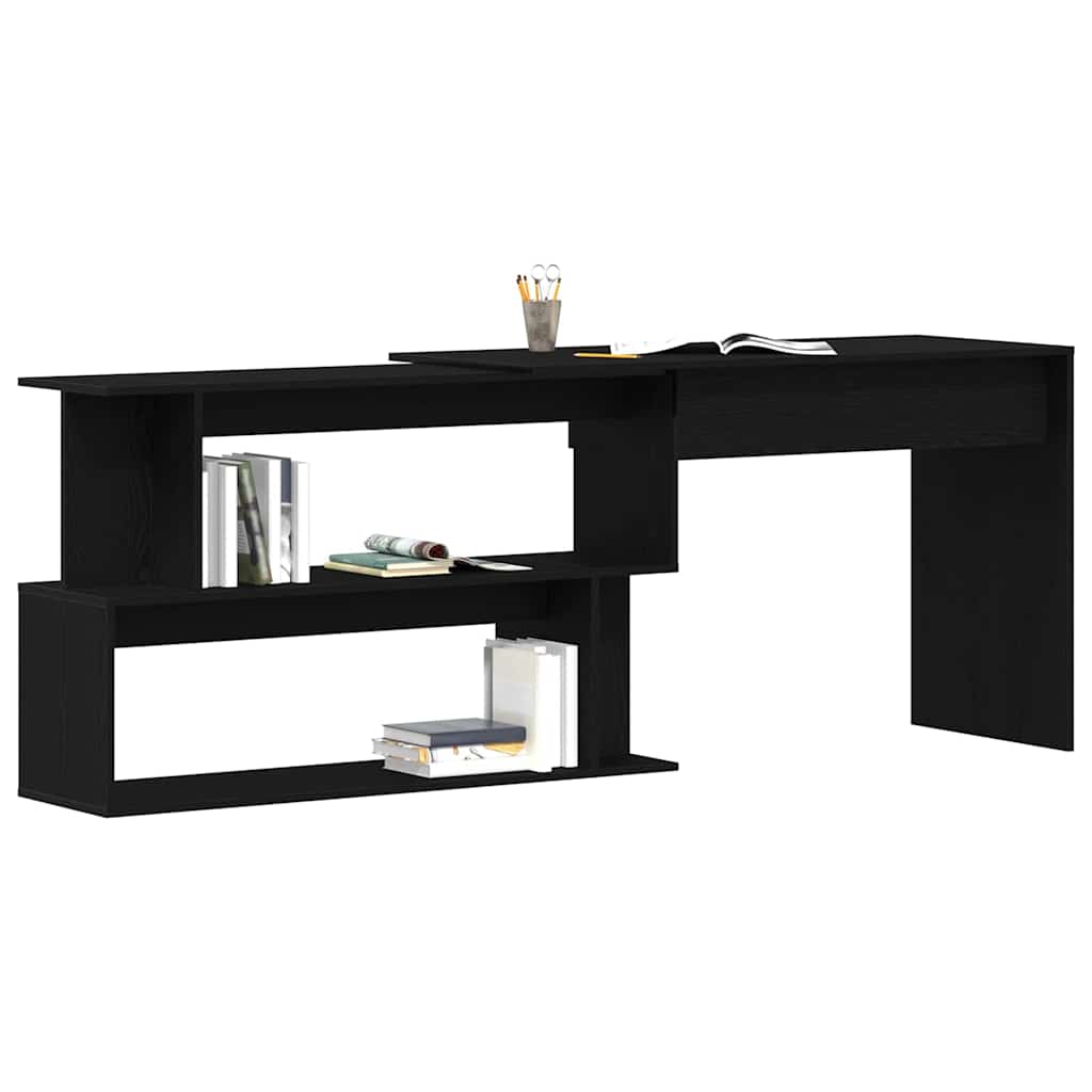 Bord Sort eg 200 x 50 x 76 cm Konstrueret træ