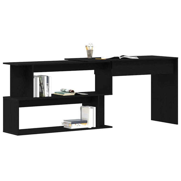 Bord Sort eg 200 x 50 x 76 cm Konstrueret træ