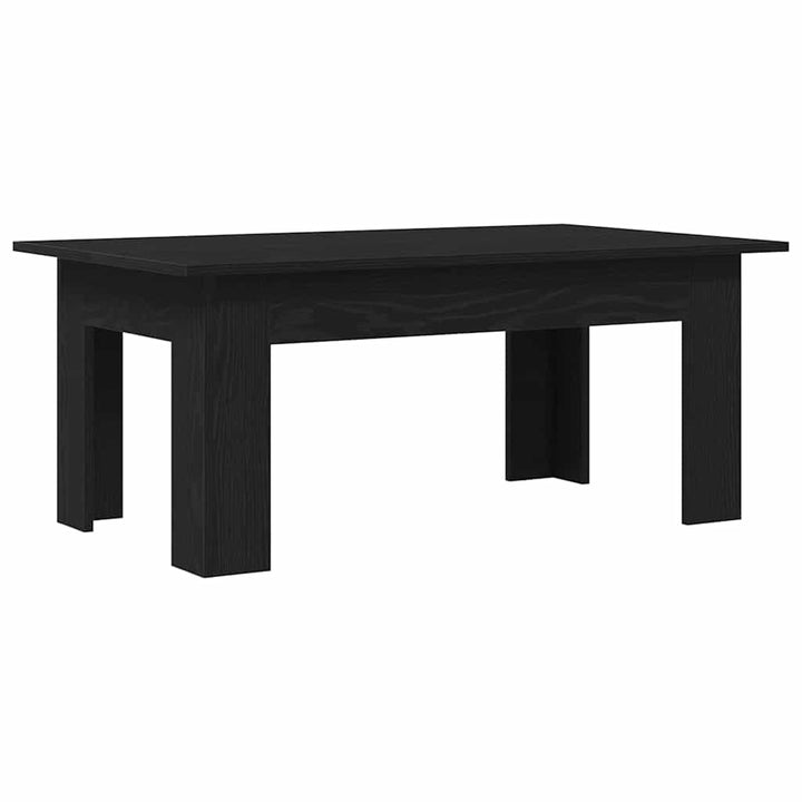 Sofabord Sort eg 100 x 60 x 42 cm Konstrueret træ