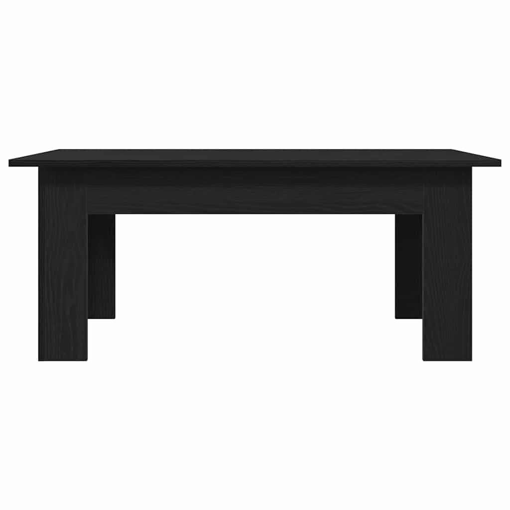 Sofabord Sort eg 100 x 60 x 42 cm Konstrueret træ