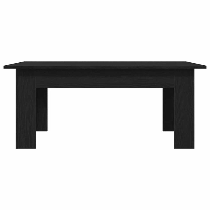Sofabord Sort eg 100 x 60 x 42 cm Konstrueret træ