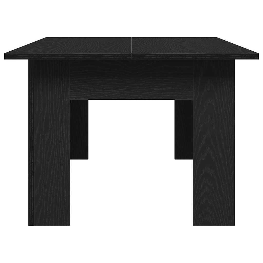 Sofabord Sort eg 100 x 60 x 42 cm Konstrueret træ
