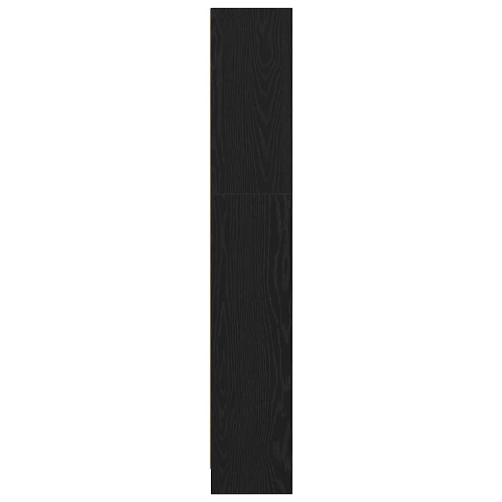 Bogreol Sort eg 60 x 24 x 143 cm Konstrueret træ