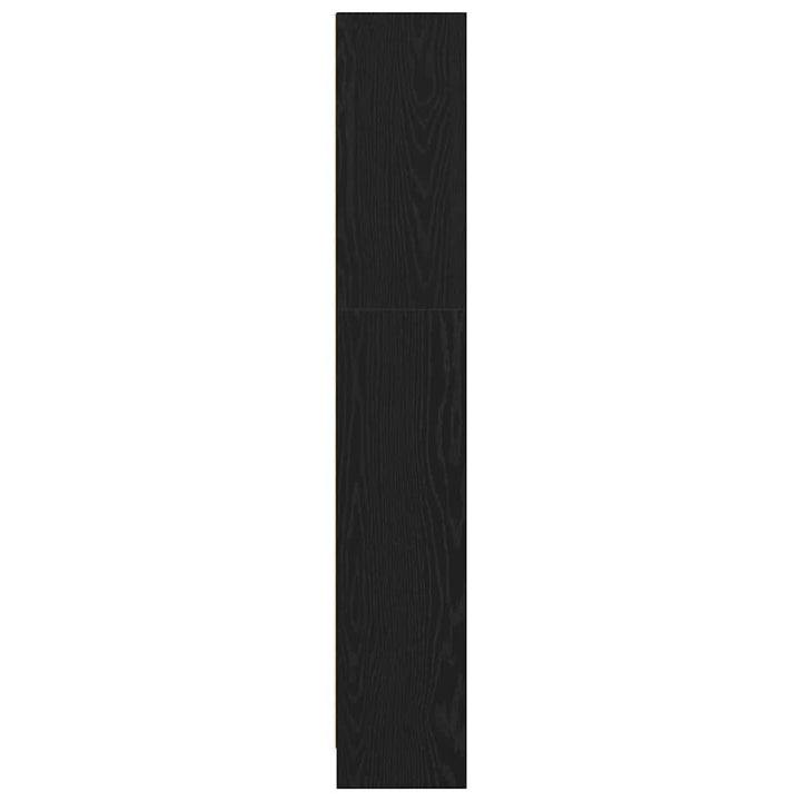 Bogreol Sort eg 60 x 24 x 143 cm Konstrueret træ