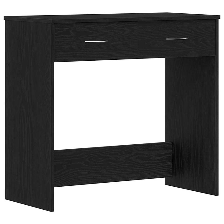 Bord med skuffe Sort eg 80 x 40 x 75 cm Konstrueret træ