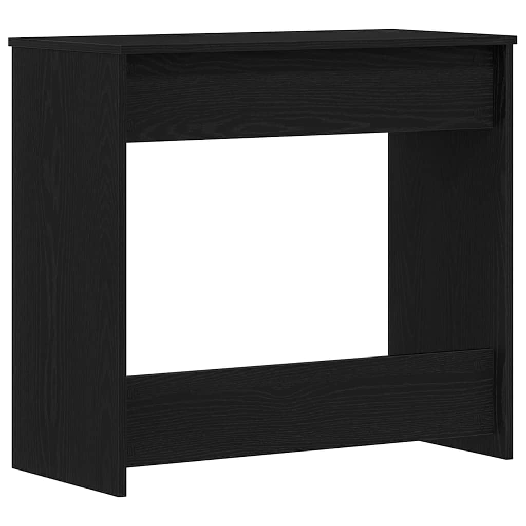 Bord med skuffe Sort eg 80 x 40 x 75 cm Konstrueret træ