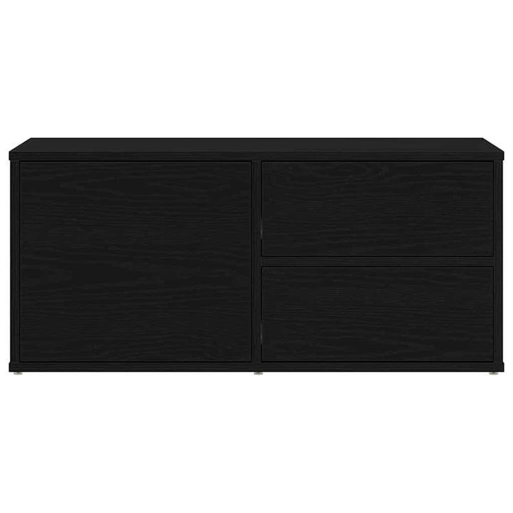 TV-skab 80 x 34 x 36 cm Sort eg Konstrueret træ