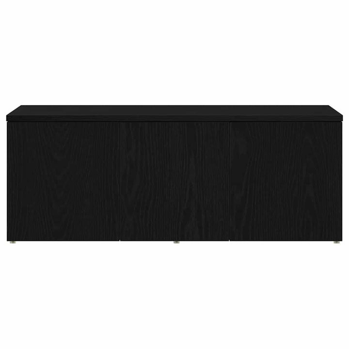 TV-skab 80x34x30 cm Sort eg Konstrueret træ