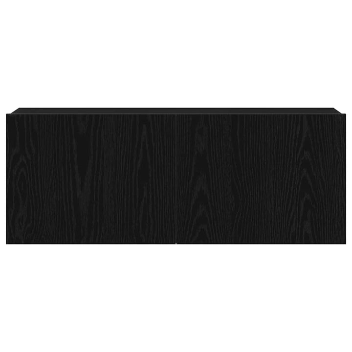 TV-skab 80 x 30 x 30 cm Sort eg Konstrueret træ