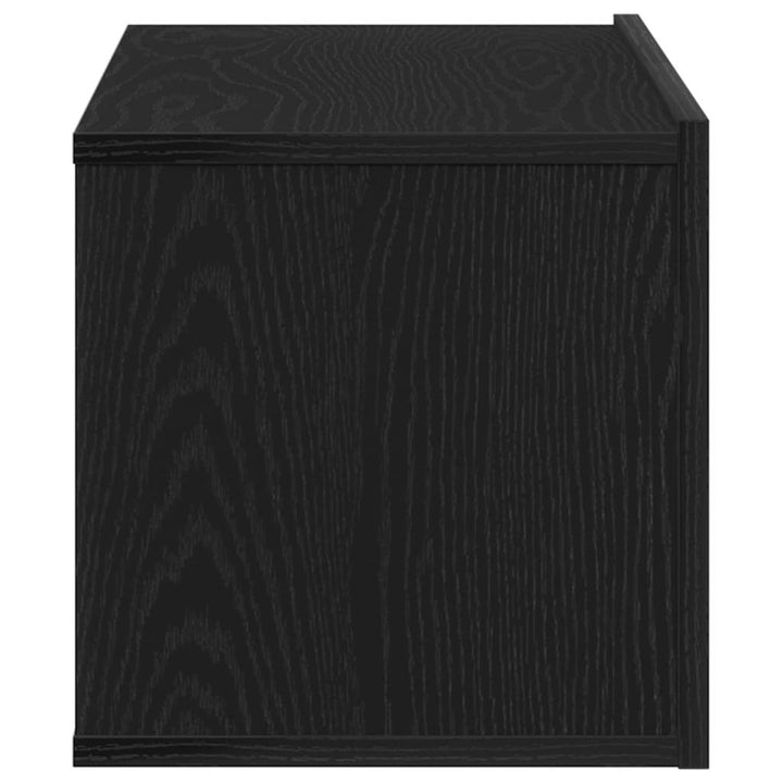 TV-skab 80 x 30 x 30 cm Sort eg Konstrueret træ