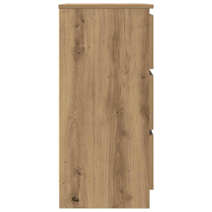 skænk 60x35x76 cm konstrueret træ kunsteg