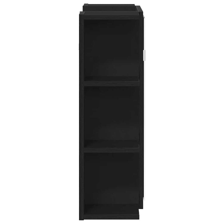 Spejlskab Sort eg 80 x 20,5 x 64 cm Konstrueret træ