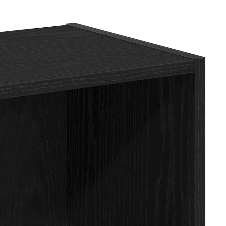 Bogskab Sort eg 36 x 30 x 171 cm Konstrueret træ