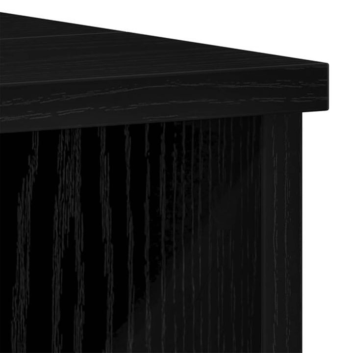 Badeværelsesskab Sort eg 60 x 32 x 54 cm Konstrueret træ