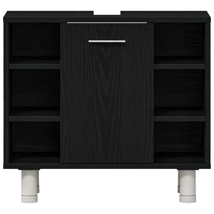 Badeværelsesskab Sort eg 60 x 32 x 54 cm Konstrueret træ