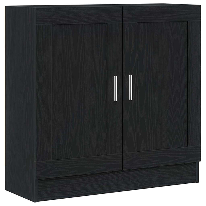 Bogskab Sort eg 82,5 x 30,5 x 80 cm Konstrueret træ