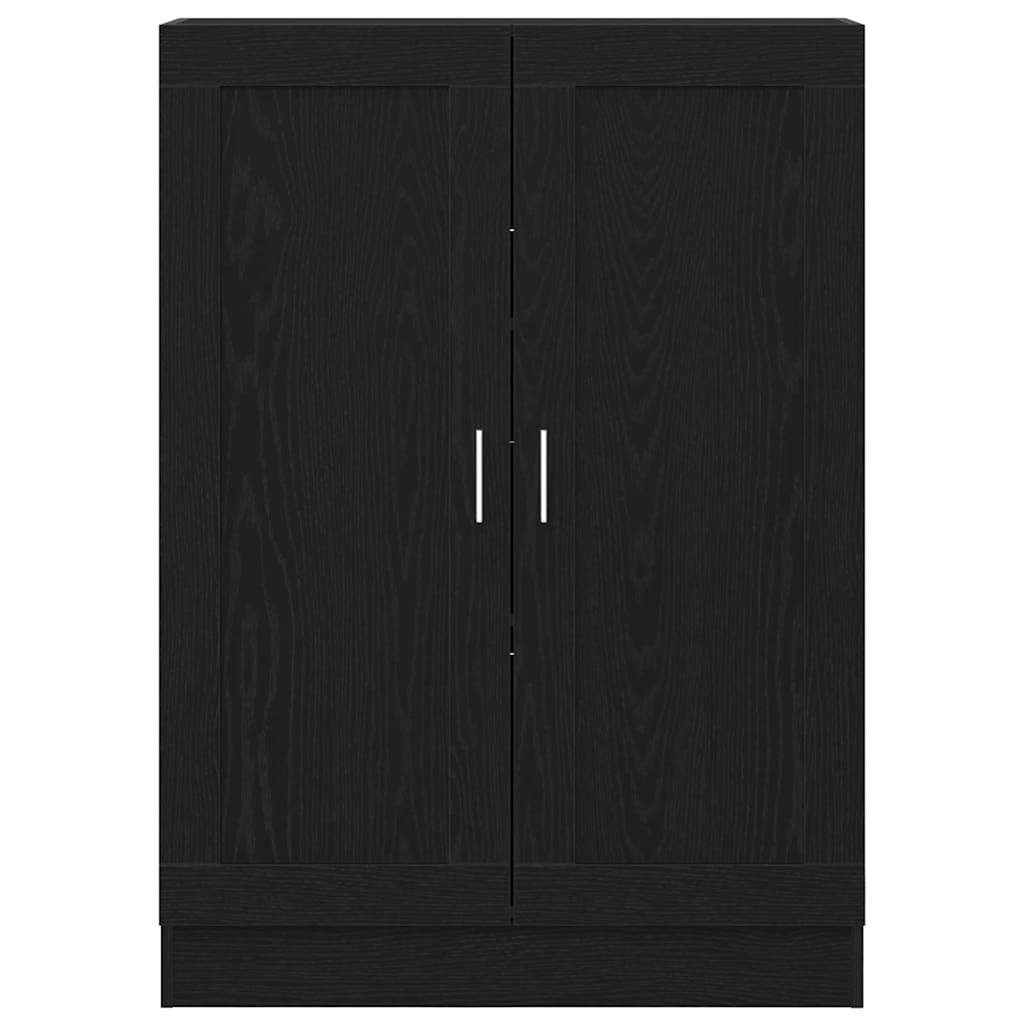 Bogskab Sort eg 82,5 x 30,5 x 115 cm Konstrueret træ