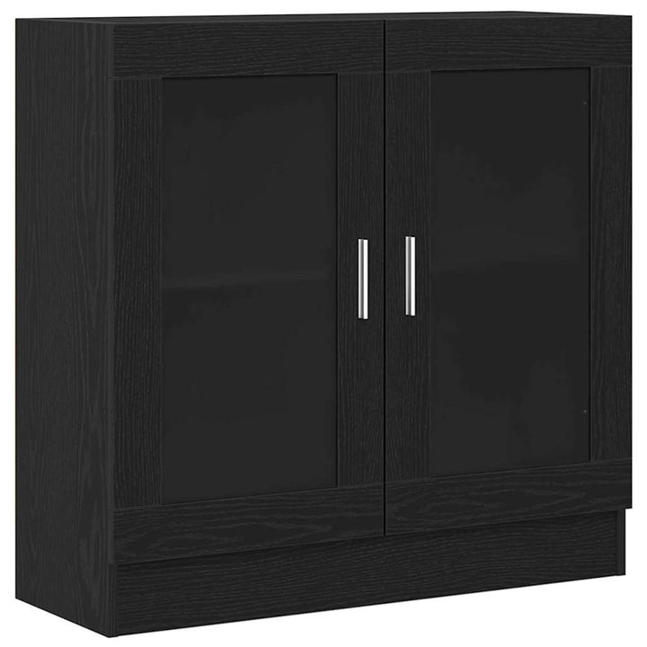 Bogskab Sort eg 82,5 x 30,5 x 80 cm Konstrueret træ
