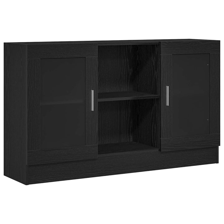 Sideboard Sort eg 120 x 30,5 x 70 cm Konstrueret træ