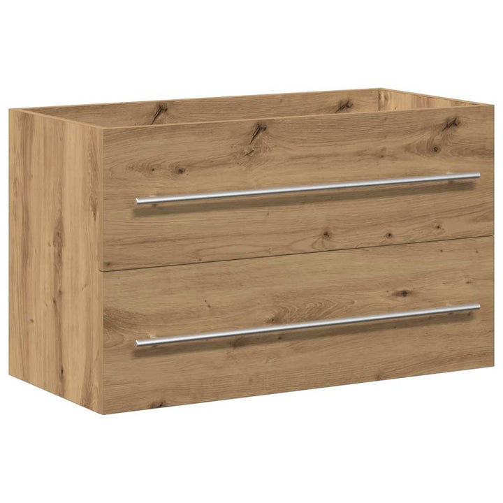 underskab til håndvask 80x38,5x48 cm konstrueret træ kunsteg