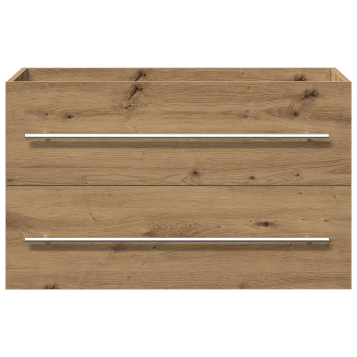 underskab til håndvask 80x38,5x48 cm konstrueret træ kunsteg