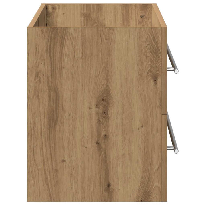 underskab til håndvask 80x38,5x48 cm konstrueret træ kunsteg