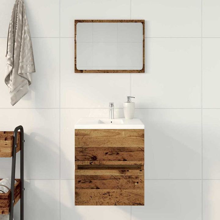 | Vaskeskab | Gammelt træ 41 x 38.5 x 45 cm Konstrueret træ