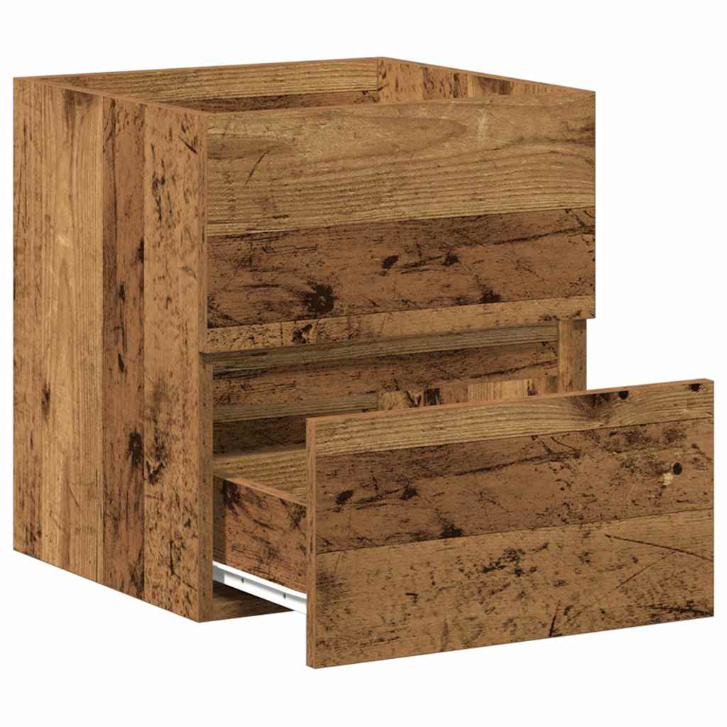 | Vaskeskab | Gammelt træ 41 x 38.5 x 45 cm Konstrueret træ