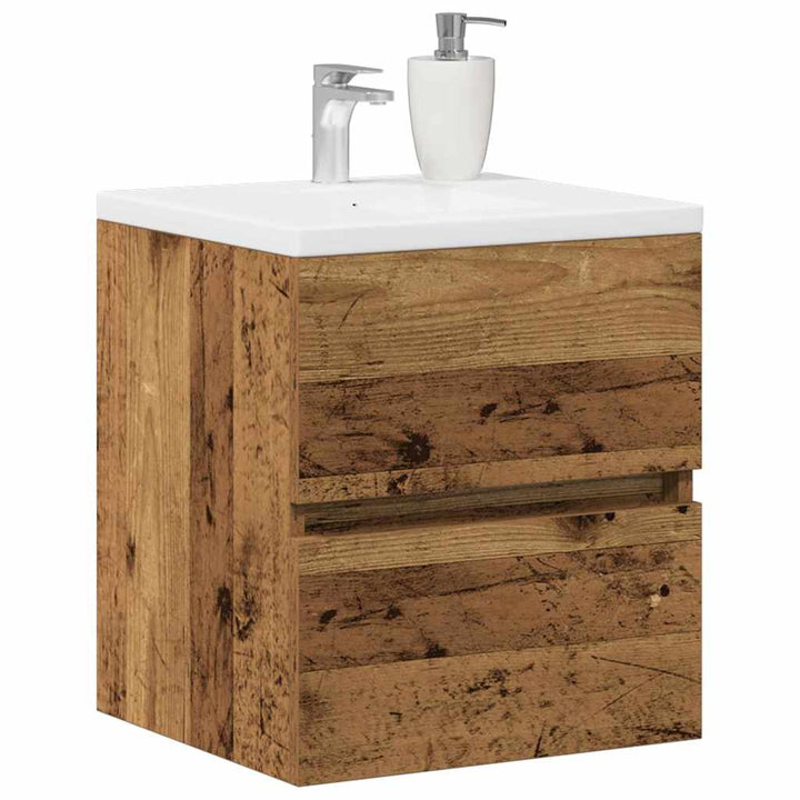 | Vaskeskab | Gammelt træ 41 x 38.5 x 45 cm Konstrueret træ