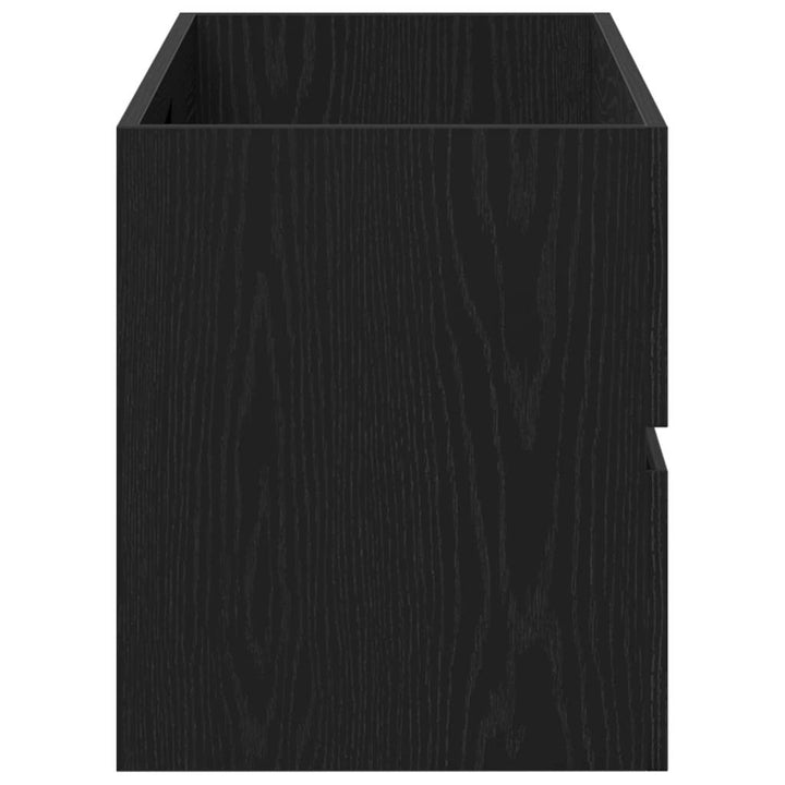 underskab 100x38,5x45 cm konstrueret træ sort egetræ