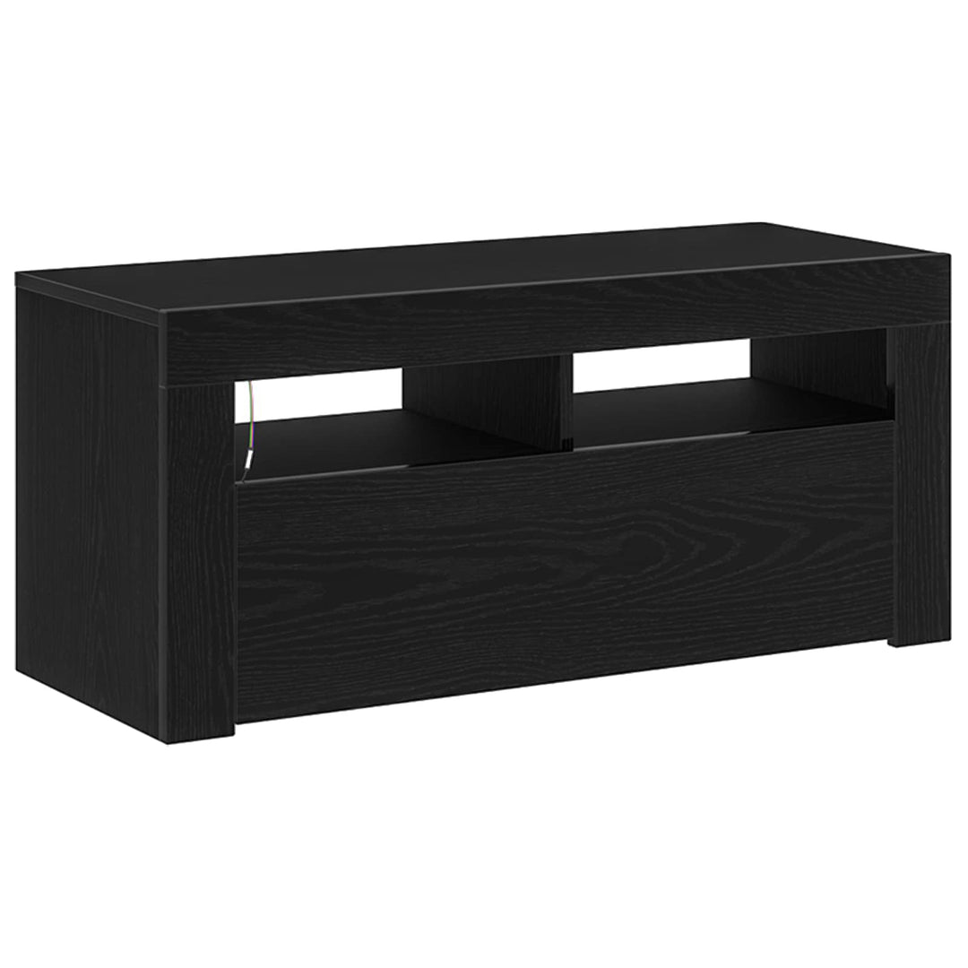 TV-skab Sort eg 90 x 35 x 40 cm Konstrueret træ