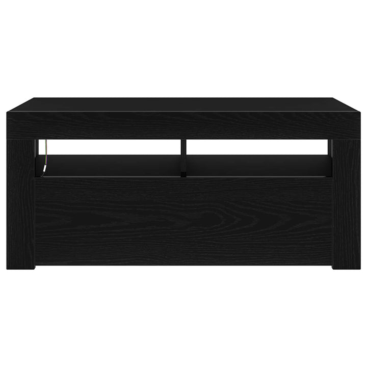 TV-skab Sort eg 90 x 35 x 40 cm Konstrueret træ
