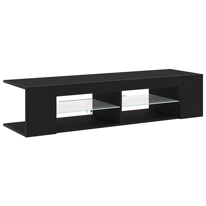 TV-skab Sort eg 135 x 39 x 30 cm Konstrueret træ