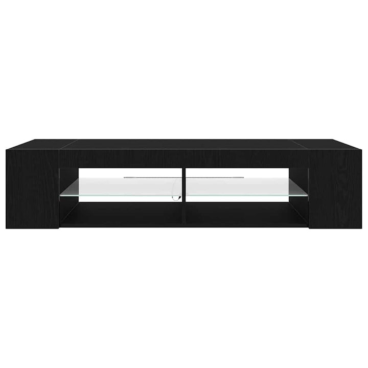 TV-skab Sort eg 135 x 39 x 30 cm Konstrueret træ