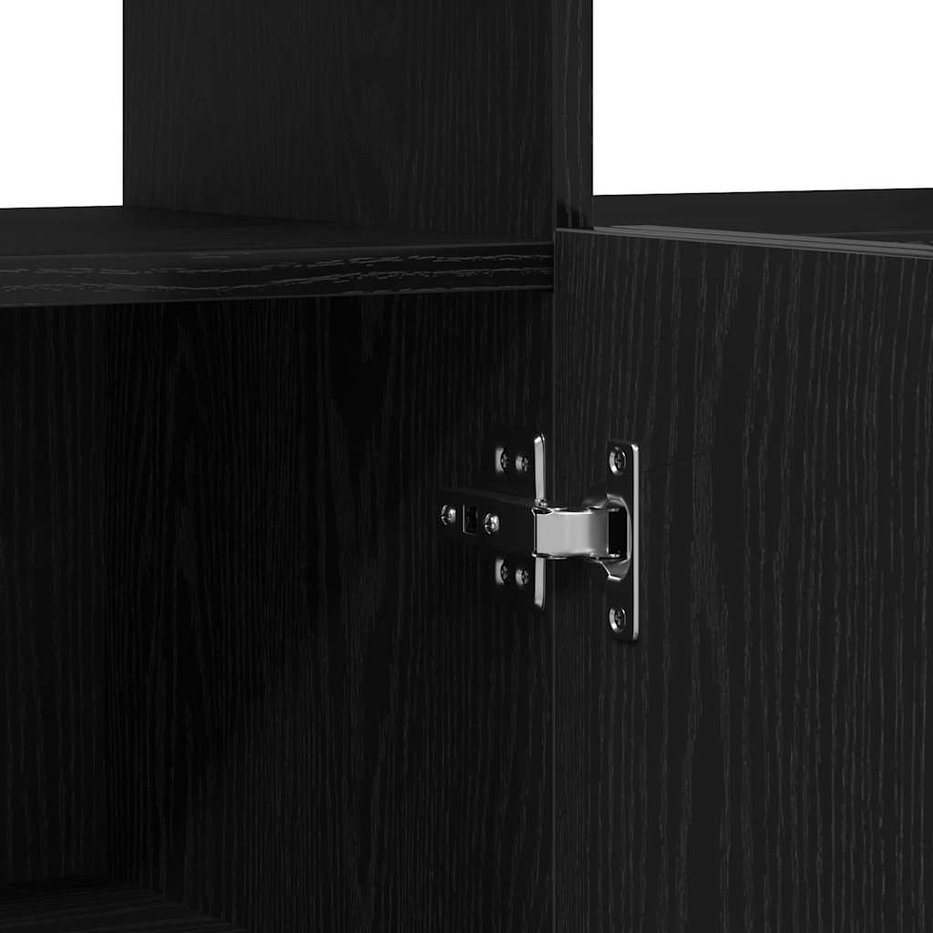 Sideboard Sort eg 80 x 35 x 75 cm Konstrueret træ