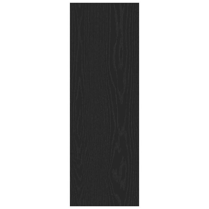 Væg TV Skab 2 pcs Sort eg 30,5 x 28,5 x 90 cm Konstrueret træ
