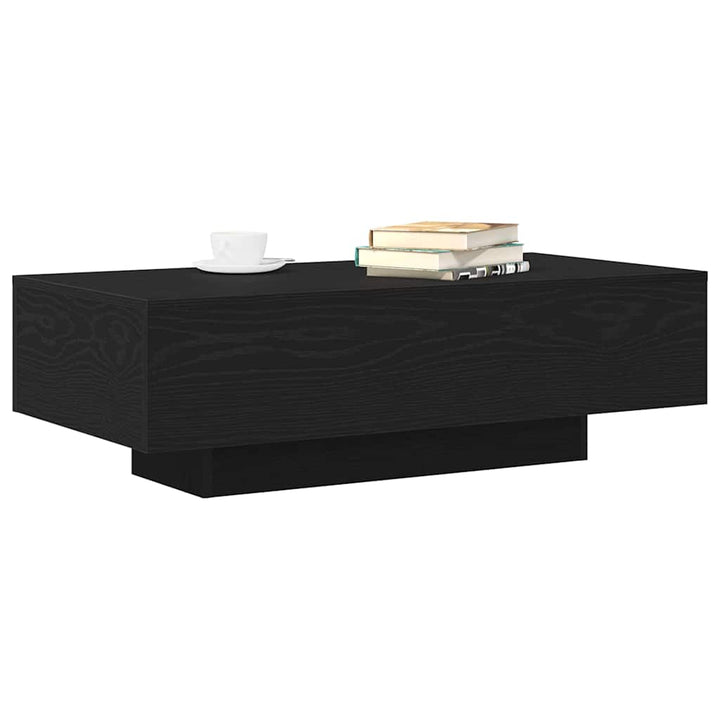 Sofabord Sort eg 100 x 49,5 x 31 cm Konstrueret træ
