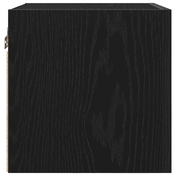 Vægmonteret TV Skab Vægmonteret 2 pcs Sort eg 30,5 x 30 x 30 cm