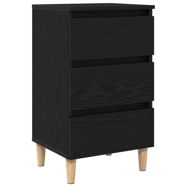 Natskab Sort eg 40 x 35 x 69 cm Konstrueret træ
