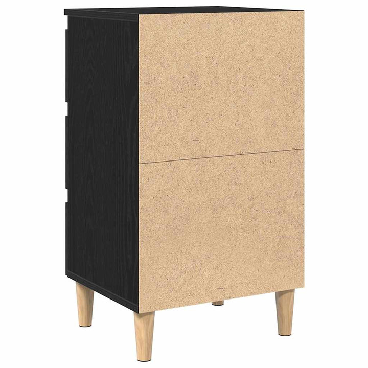 Natskab Sort eg 40 x 35 x 69 cm Konstrueret træ