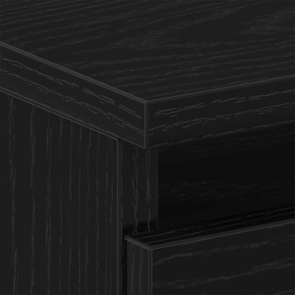 Natskab Sort eg 40 x 35 x 69 cm Konstrueret træ