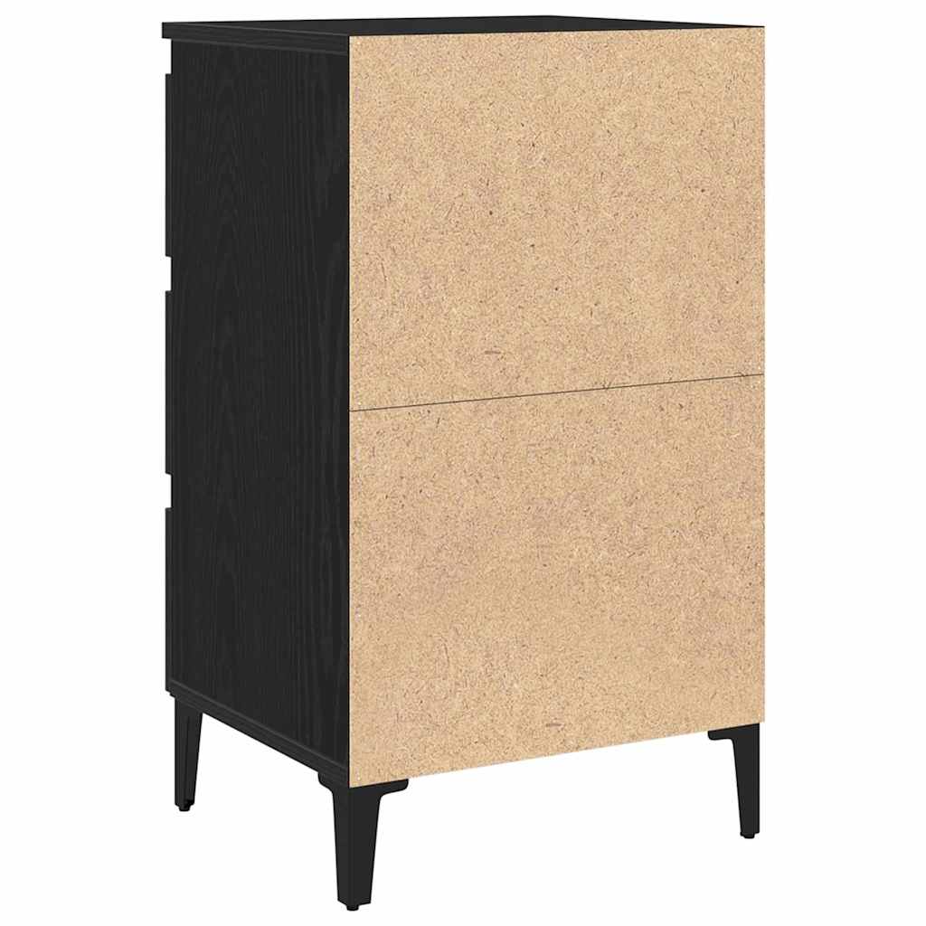 Natskab Sort eg 40 x 35 x 69 cm Konstrueret træ