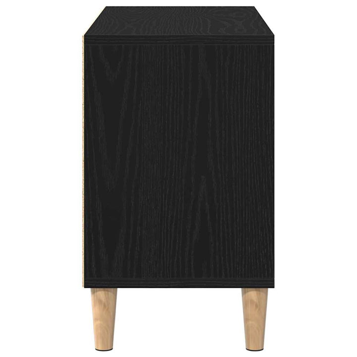 TV-skab Sort eg 69,5 x 30 x 50 cm Konstrueret træ