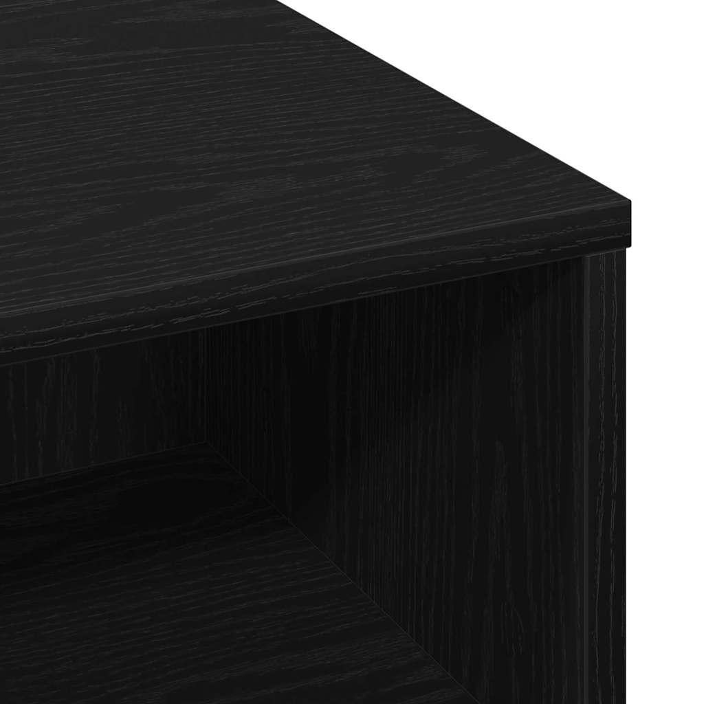Sofabord Sort eg 60 x 60 x 30 cm Konstrueret træ