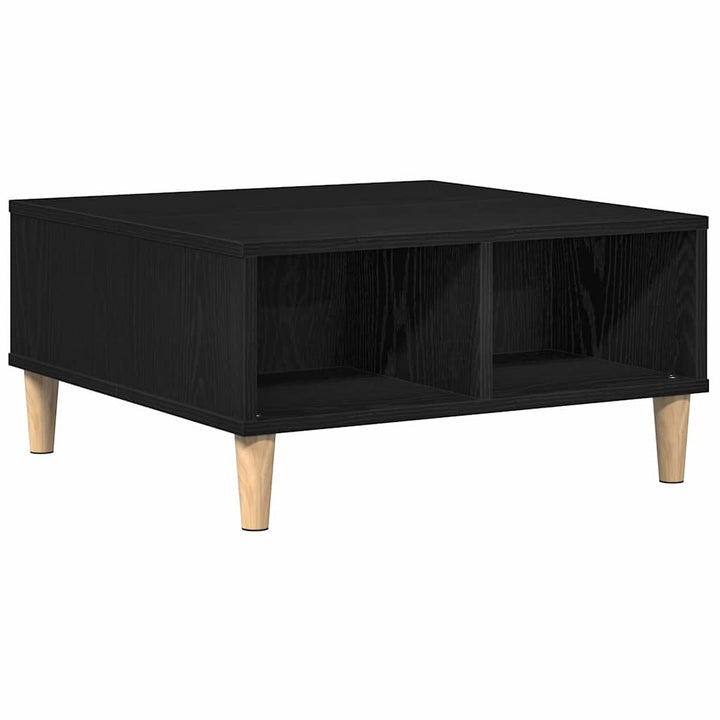 Sofabord Sort eg 60 x 60 x 30 cm Konstrueret træ