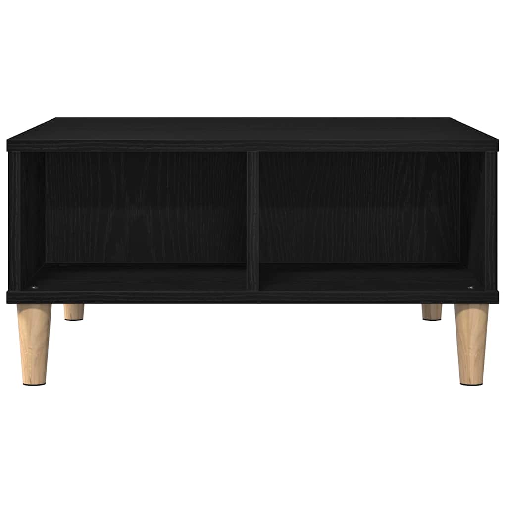 Sofabord Sort eg 60 x 60 x 30 cm Konstrueret træ