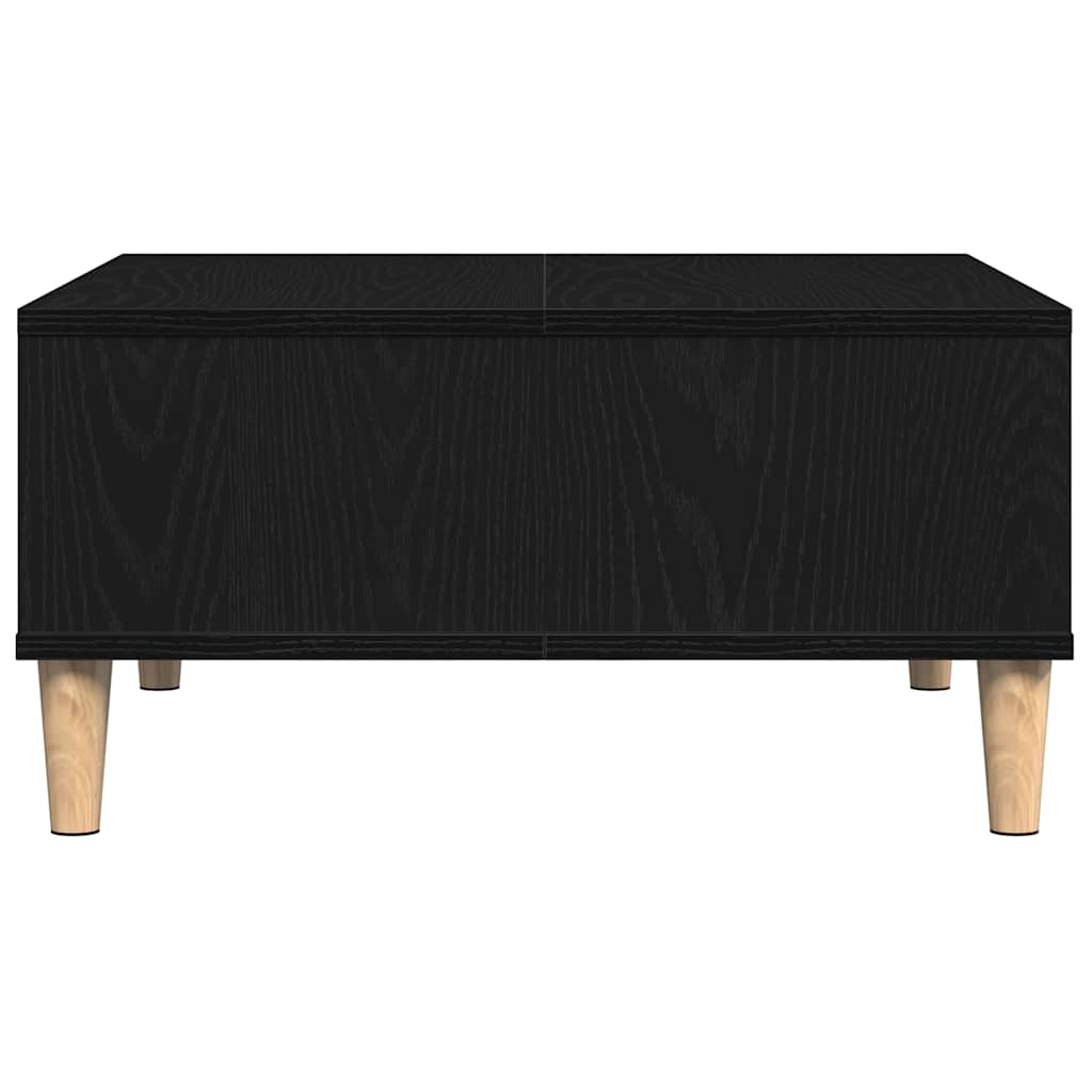 Sofabord Sort eg 60 x 60 x 30 cm Konstrueret træ